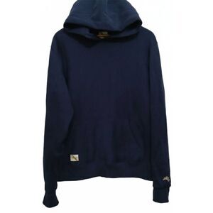 Tracksmith mens medium hoodie sweatshirt blue navy trackhouse pullover